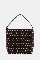 Kožená kabelka Liviana Conti hnědá barva, A5WA61