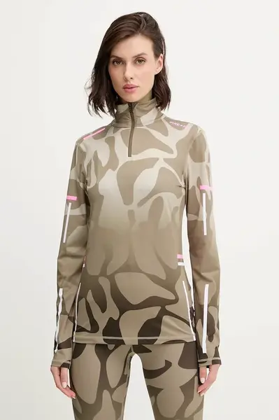 Funkční mikina BOGNER Fire+Ice ILVY zelená barva, 54567751