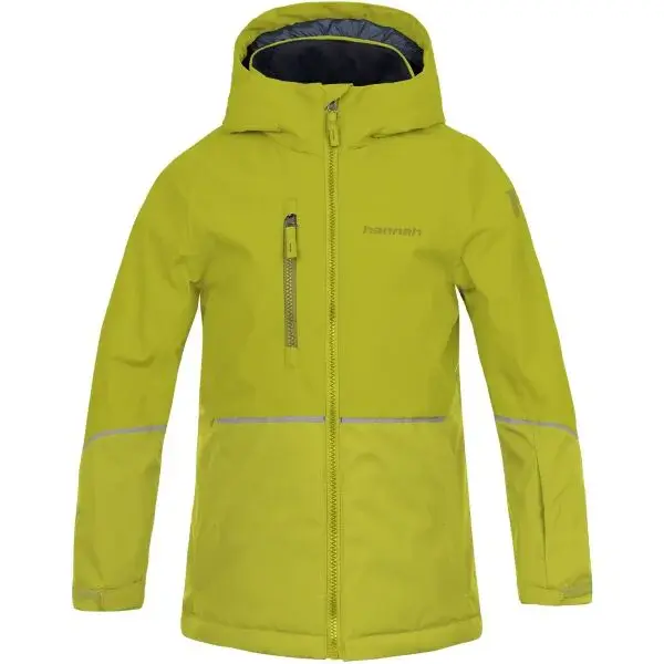 Hannah ANAKIN JR Detská lyžiarska bunda, reflexný neón, veľkosť 158-164