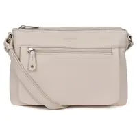 Dámska kožená crossbody kabelka Hexagona Violla - béžová