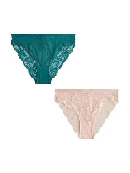 Next Nohavičky  krémová / smaragdová