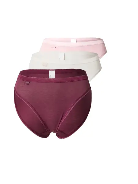 SLOGGI Nohavičky  ružová / burgundská / biela