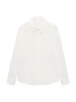 MANGO Blúzka  šedobiela