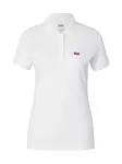 LEVI'S ® Tričko 'Slim Polo Shirt'  červená / biela