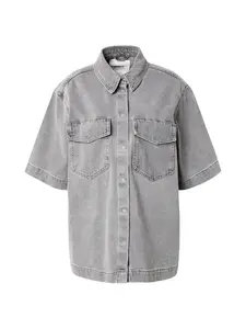 ONLY Blúzka  sivý denim