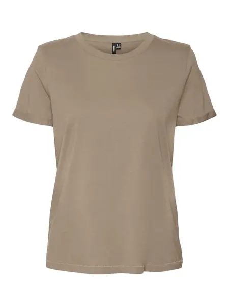 VERO MODA Tričko 'VMPaula'  tmavobéžová