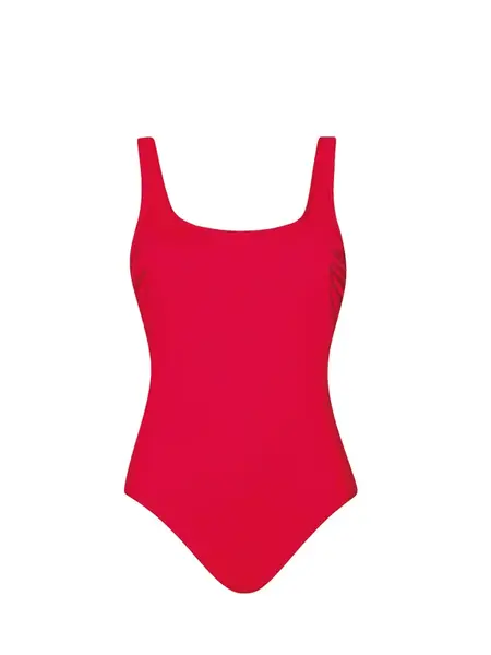 SUNFLAIR Jednodielne plavky  červená