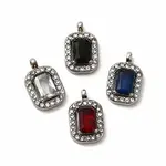 304 Stainless Steel Cubic Zirconia Pendants