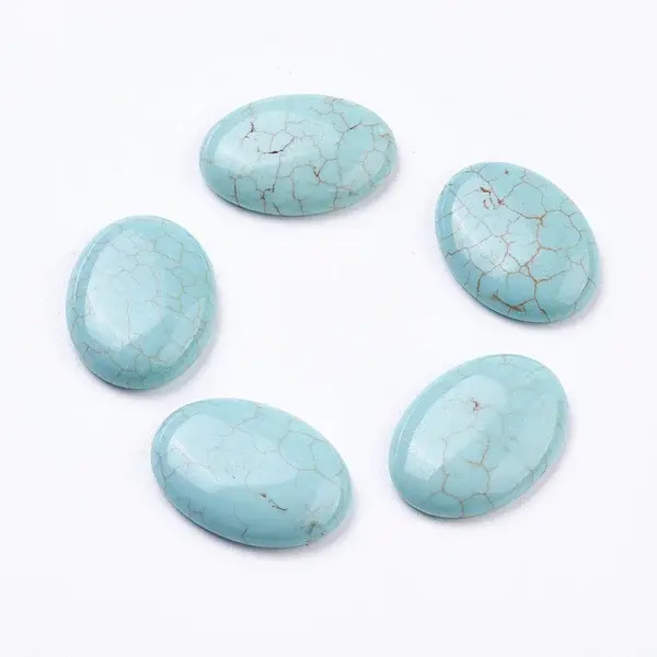 Natural Howlite Cabochons