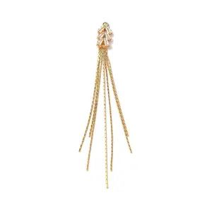 Brass Micro Pave Clear Cubic Zirconia Big Pendants