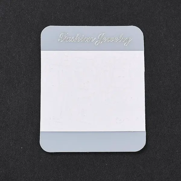 Paper with Plastic Jewlery Display Cards