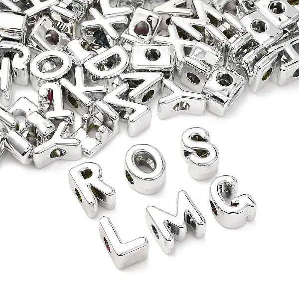 UV Plating Acrylic European Beads