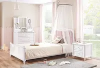 Dětská ložnice luxor - bílá/růžová