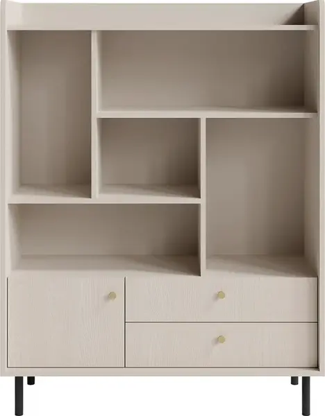 Vysoká komoda iii ariana - béžová/dub pískový