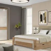 Ložnice 160 ii hagop - ořech pacifik/béžová