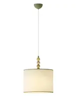 Dětský lustr habitat - bílá/zelená