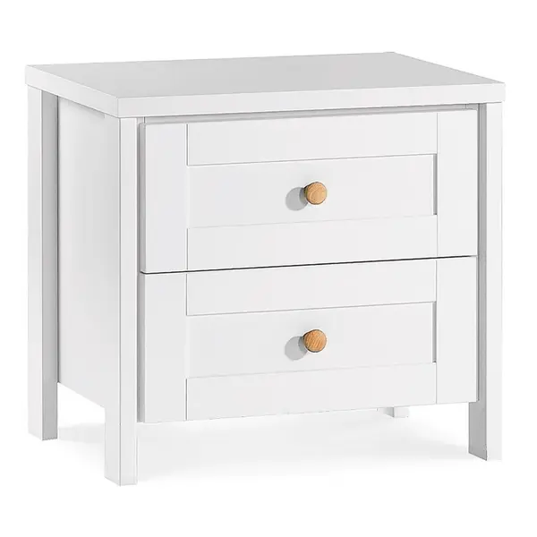 Noční stolek paxton - bílá