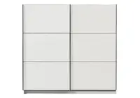 Šatní skříň s posuvnými dveřmi catalina 220 - bílá