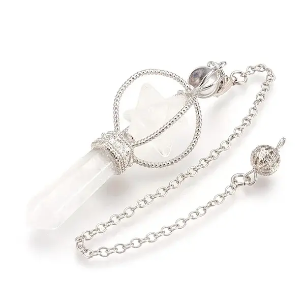 Natural Quartz Crystal Dowsing Pendulums