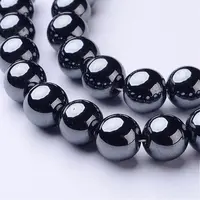 Non-Magnetic Synthetic Hematite Beads Strands