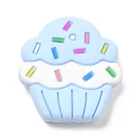 Cake Food Grade Eco-Friendly Silicone Focal Beads