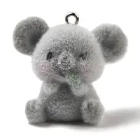 Flocky Resin Pendants