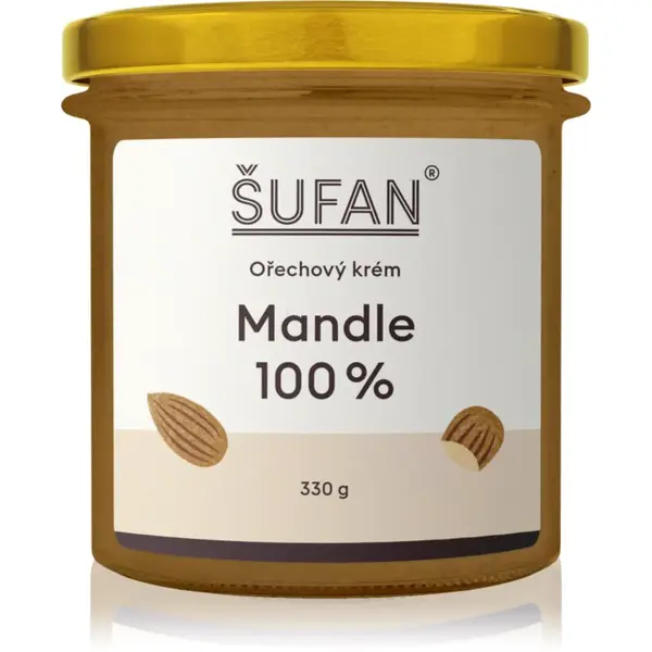 Šufan Mandľové maslo Mandlové máslo 100 % orechový krém 330 g