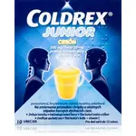 Coldrex Coldrex Junior Citron 300mg/5mg/20mg prášok na perorálnu suspenziu pri chrípke a prechladnutí pre deti 10 ks