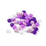Rondelle Food Grade Eco-Friendly Silicone Focal Beads