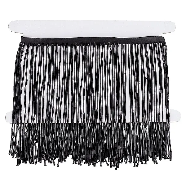 1 Yard Plastic Beaded Tassel Ribbon