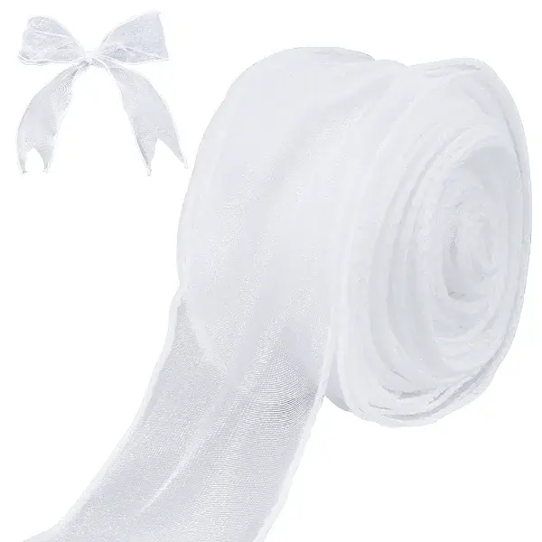 2 Rolls Polyester Chiffon Ribbon