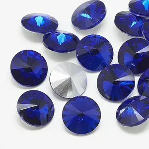 Pointed Back Glass Rhinestone Cabochons