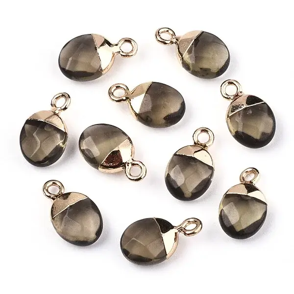 Faceted Glass Charms