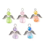 Acrylic with Alloy Pendants