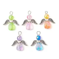 Acrylic with Alloy Pendants