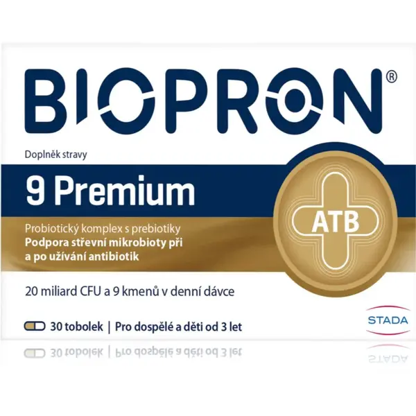 Biopron® 9 Premium tobolky s probiotikami 30 cps