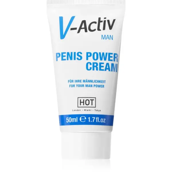 HOT V-Activ Man Penis Power Cream krém na podporu erekcie 50 ml