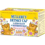 Dr. Müller Müllerův dětský čaj® S jitrocelem a mateřídouškou dětský čaj při kašli a nachlazení 20 ks