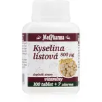 MedPharma Kyselina listová 800 μg tablety na podporu krvotvorby 107 tbl