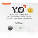 YO Náhradní příslušenství pro test plodnosti pro muže verze pro IOS, Android, MAC a PC zdravotnický prostředek 4 ks
