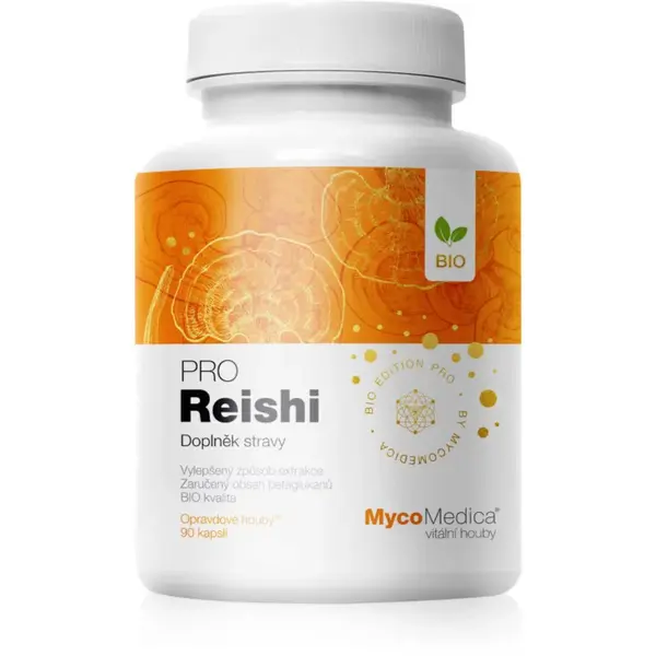 MycoMedica Reishi PRO kapsle pro posílení imunity 90 cps