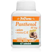 MedPharma Panthenol 40 mg forte tobolky pro podporu energetického metabolismu 67 cps