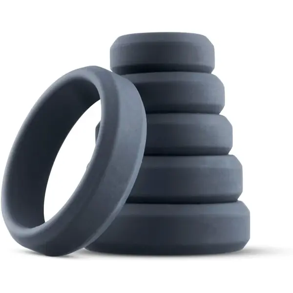 Boners Wide sada kroužků black 6 ks