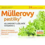 Dr. Müller Müllerovy pastilky® islandský lišejník s vitamínem C pastilky při potížích s hlasem 24 ks