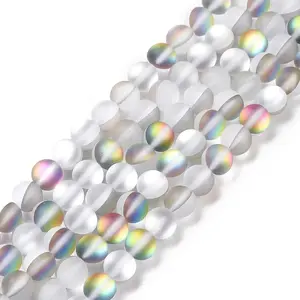 Synthetic Moonstone Beads Strands