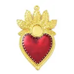 Alloy Enamel Pendant Cabochon Settings