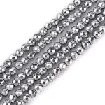 Non-Magnetic Synthetic Hematite Beads Strands