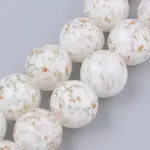 Handmade Gold Sand Lampwork Beads