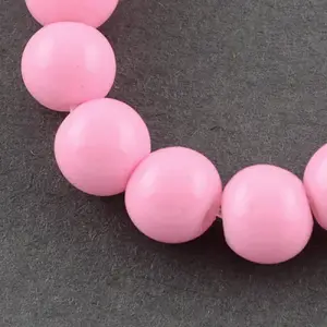 Painted Glass Beads Strands