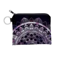 Mandala Flower Pattern Polyester Clutch Bags
